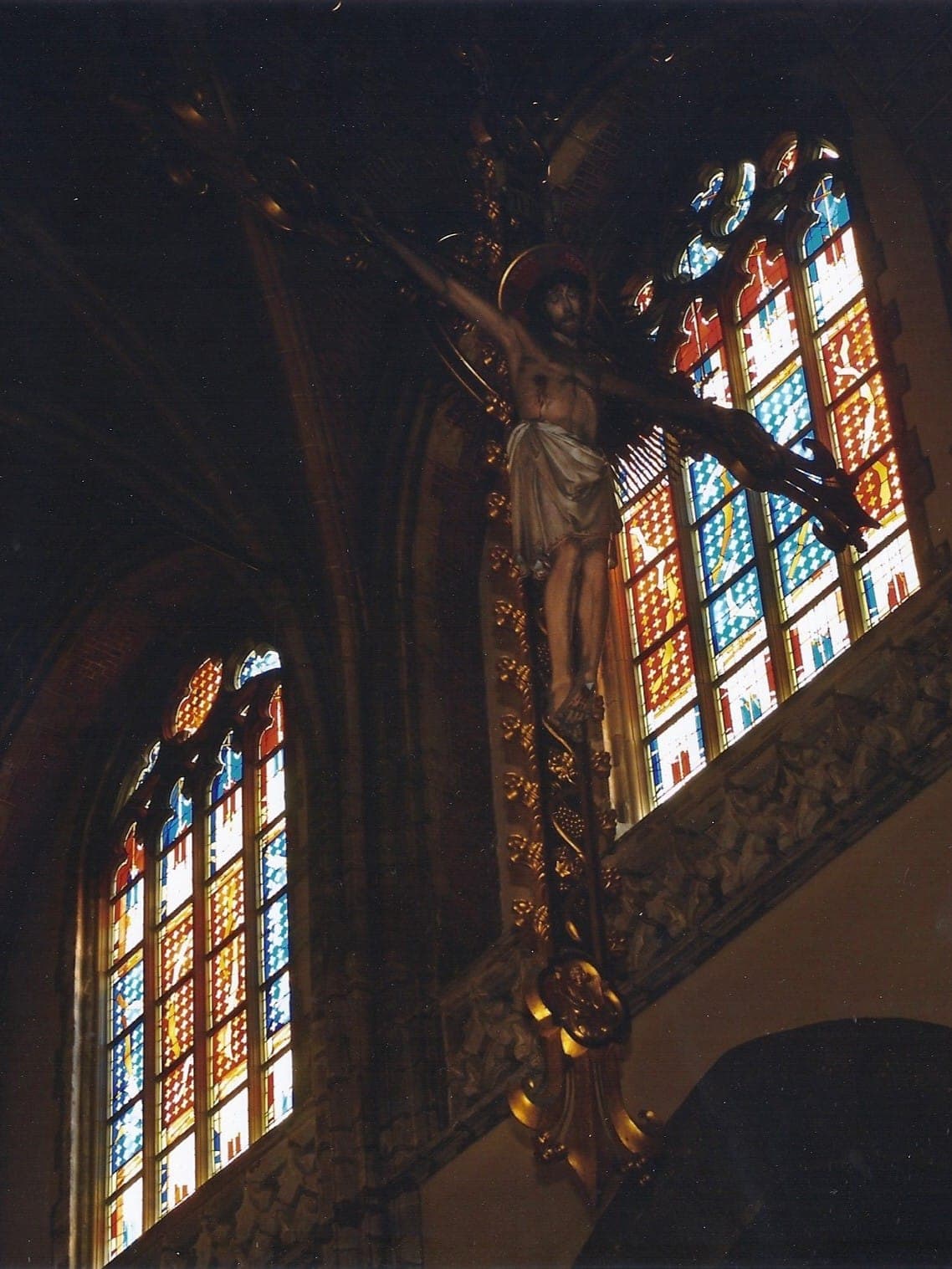 Ontworpen glasraam — Sint-Jacobskerk
