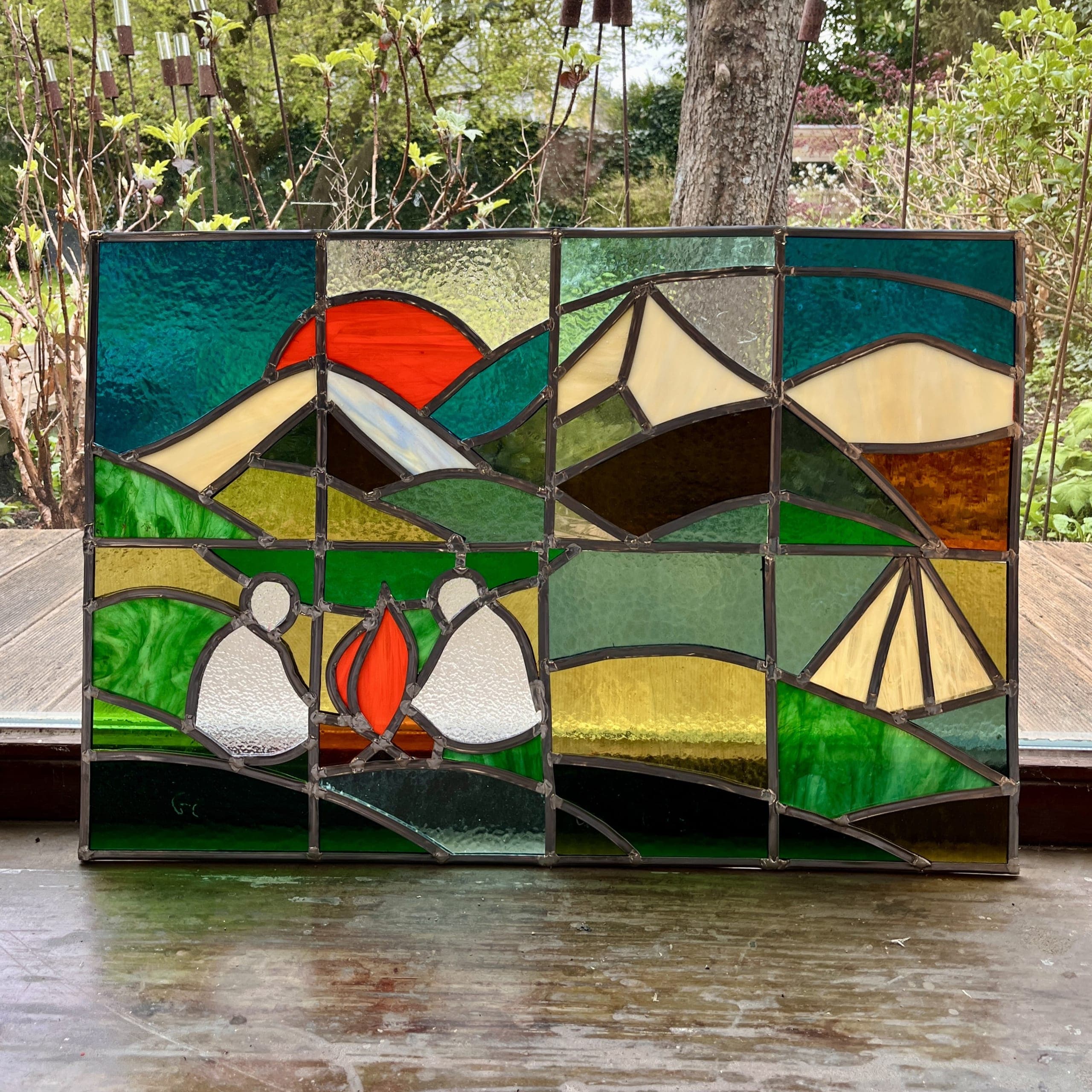 Privéworkshop glas-in-lood in het atelier